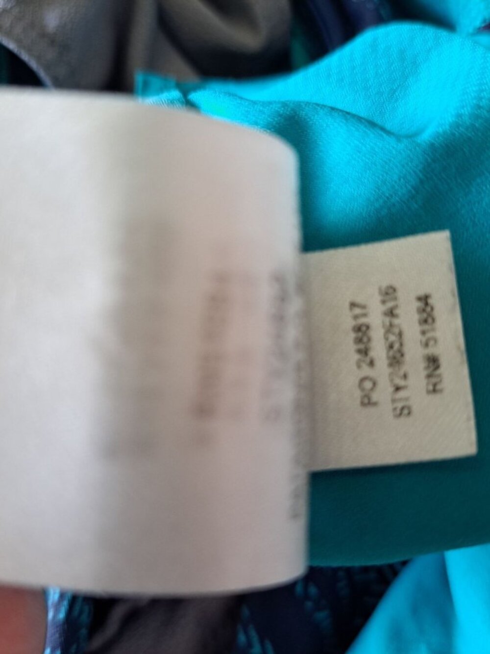 Patagonia Womens Strider Running Shorts Size XS 3" Blue Teal Patterned Waistband - Picture 10 of 14